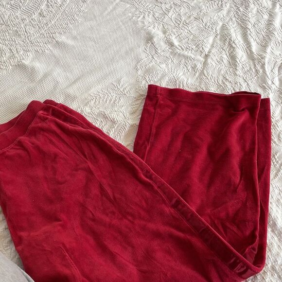 MODA INTERNATIONAL • red sweatpants size medium - Picture 3 of 4